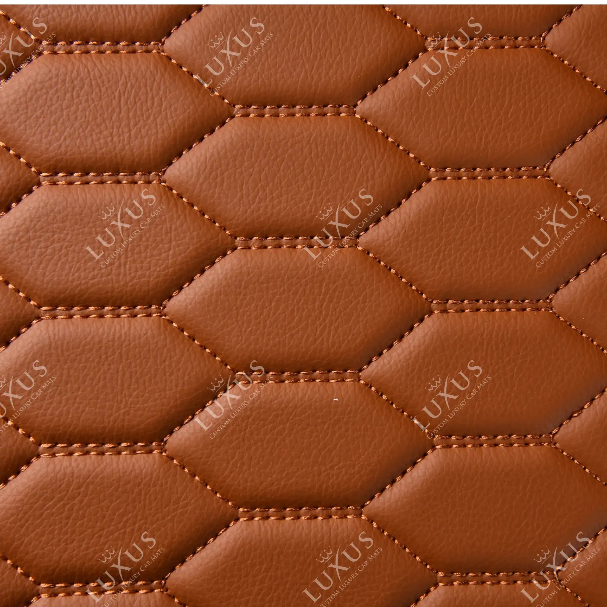 NEW Caramel Brown Honeycomb Luxury Boot/Trunk Mat
