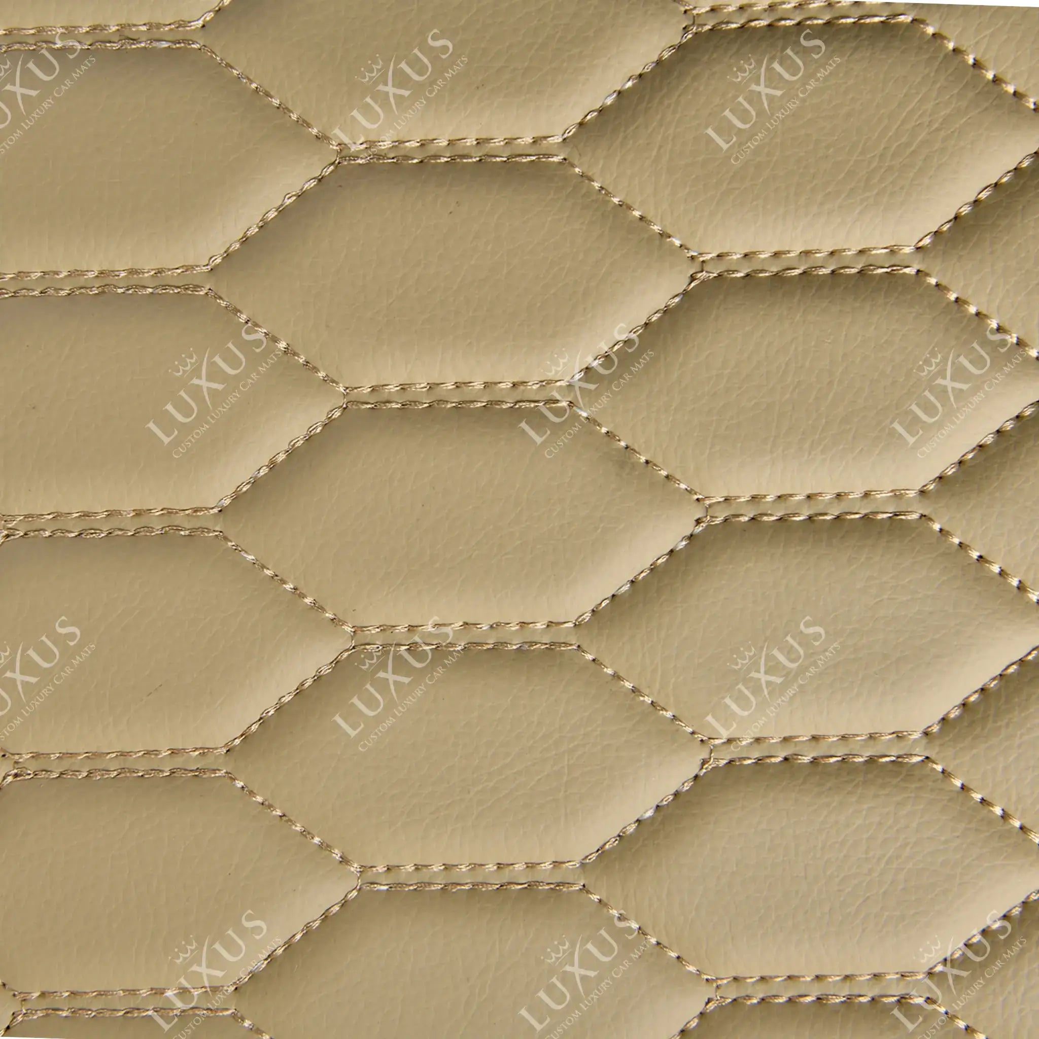 NEW Cream Beige 3D Honeycomb Luxury Boot/Trunk Mat