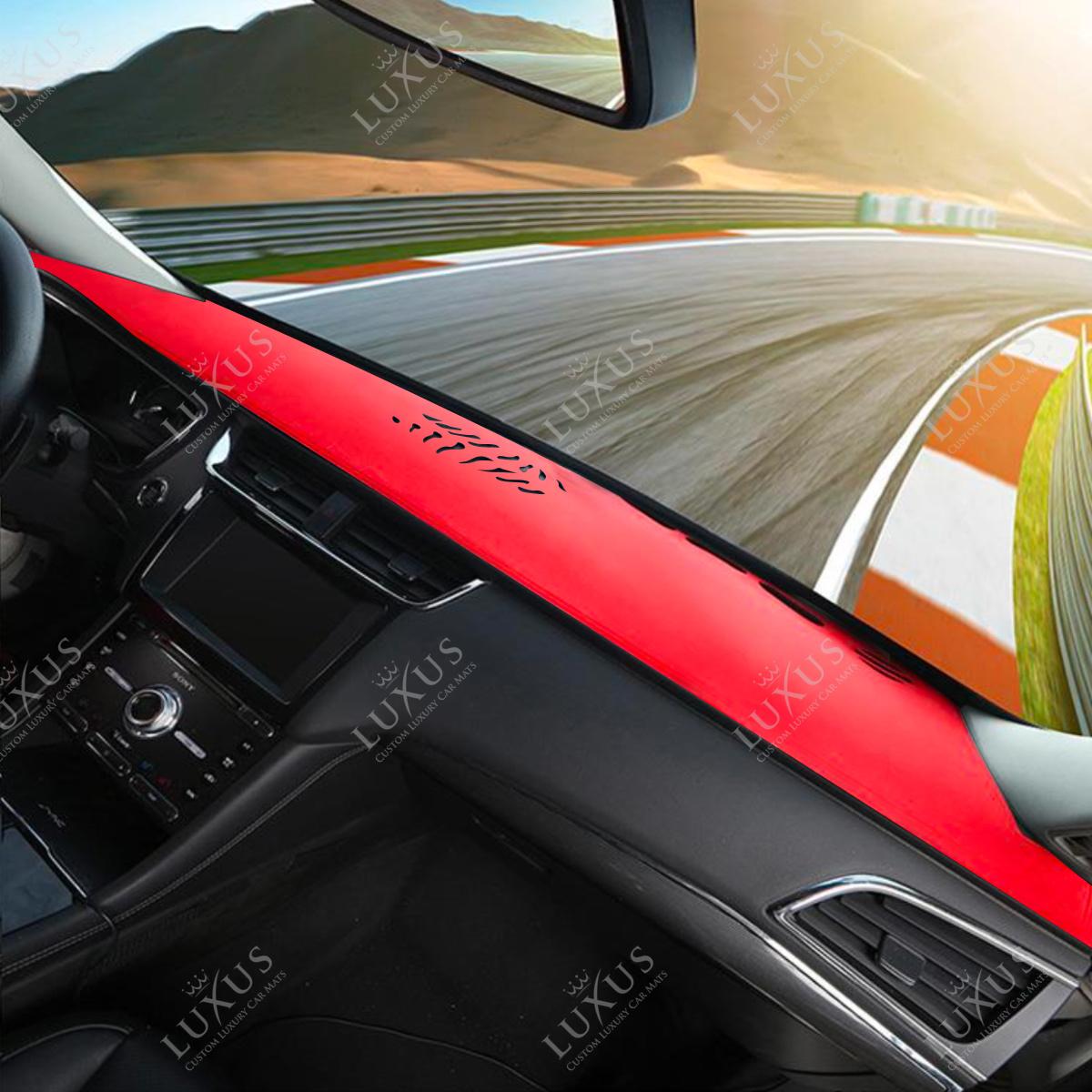 Ferrari Red Custom-Fit Premium Dash Cover
